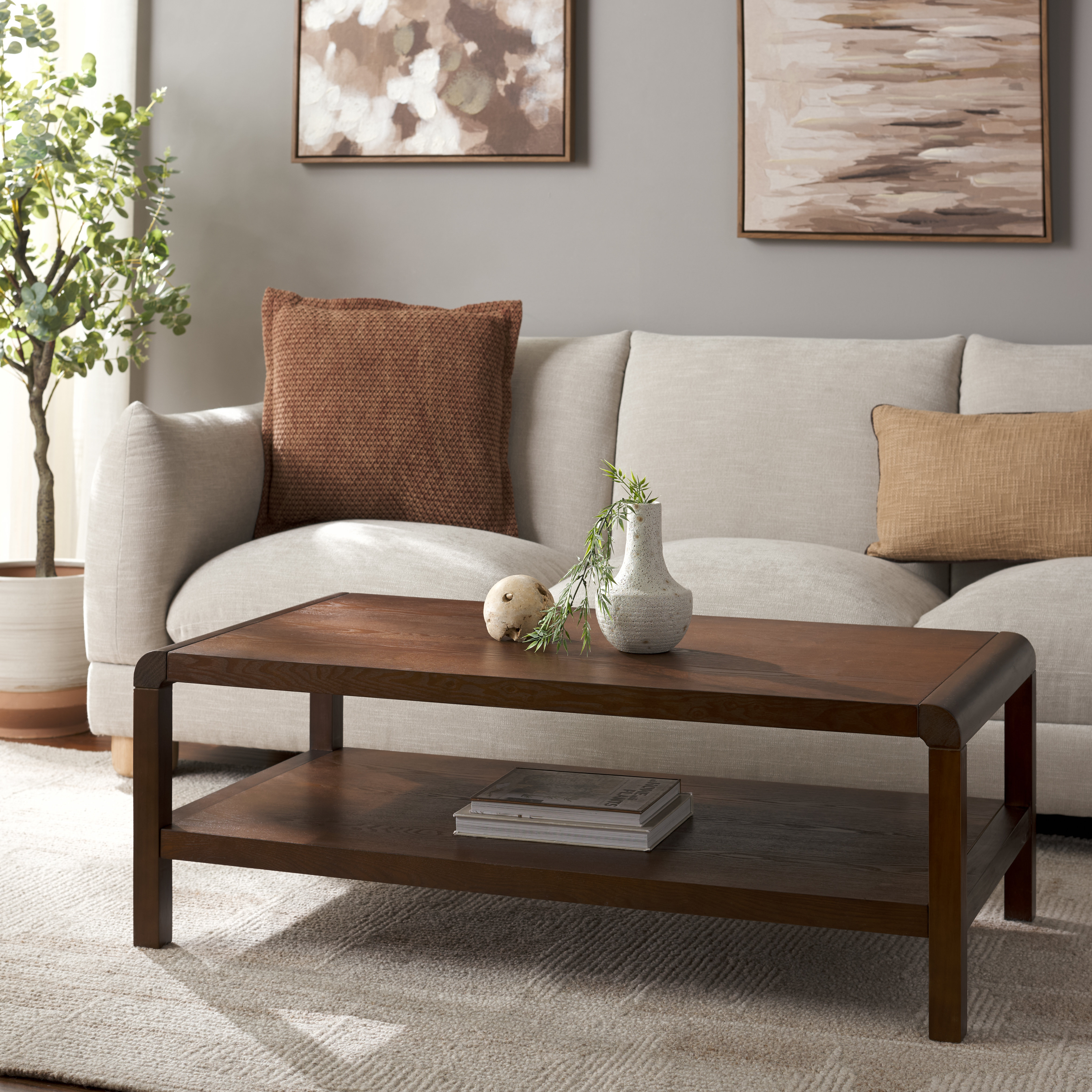 Latitude Run® Newton 1 Shelf Coffee Table & Reviews | Wayfair